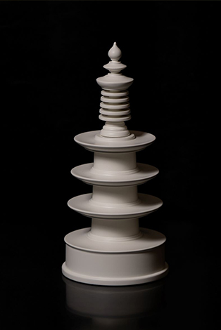 百万塔(木製 高さ 22cm)